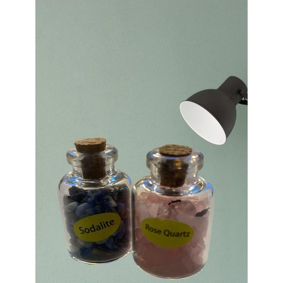 Mini Bottles Crystal Gems Stones Chip - Picture 5 of 9